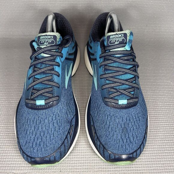 Brooks Adrenaline GTS DNA Womens 9B Medium Blue Running Training Athletic Shoes - Picture 4 of 11